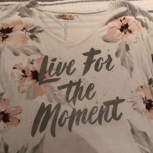 Hollister floral tee